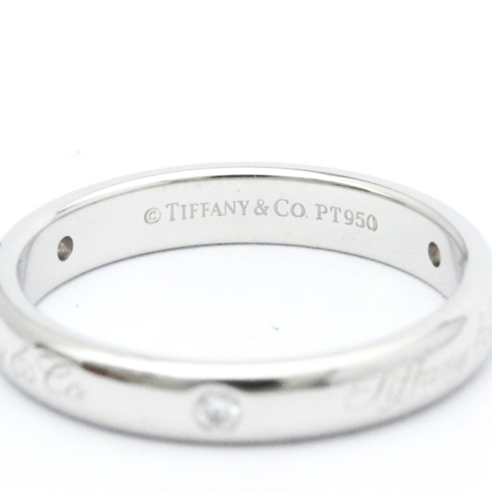 Tiffany Notes 3PD Ring Platinum Fashion Diamond Band Ring Silver - Picture 7 of 9